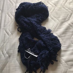 Mirabean blue infinity scarf